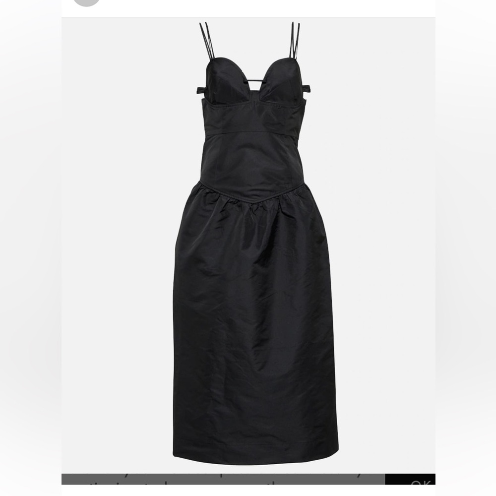 Ganni black dress